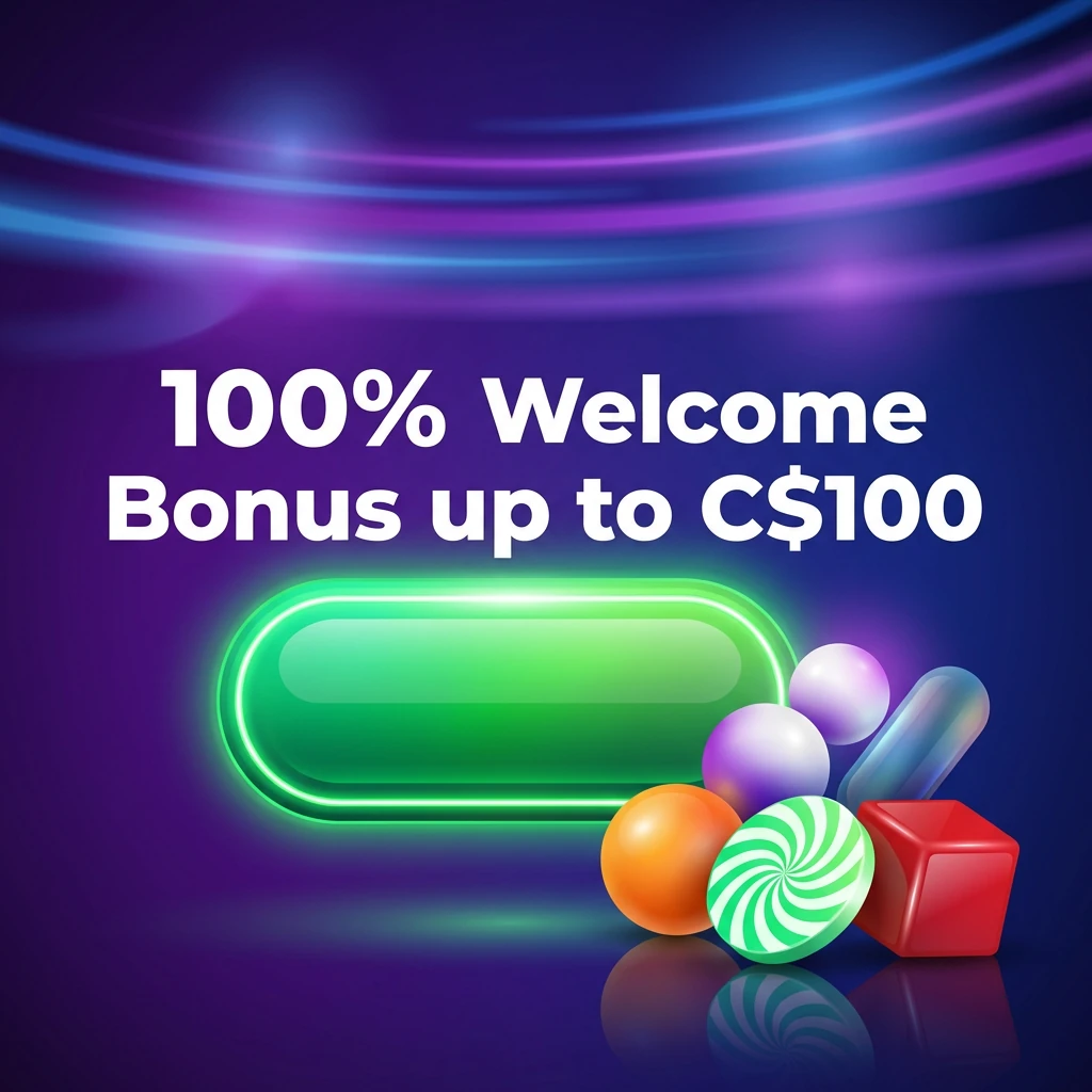 100% Welcome Bonus up to C$100